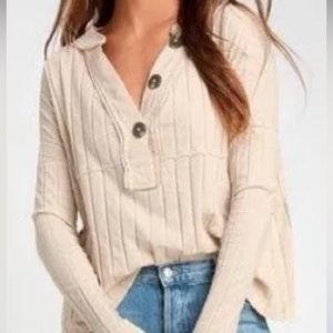 We the Free Free People Long Sleeve Henley
